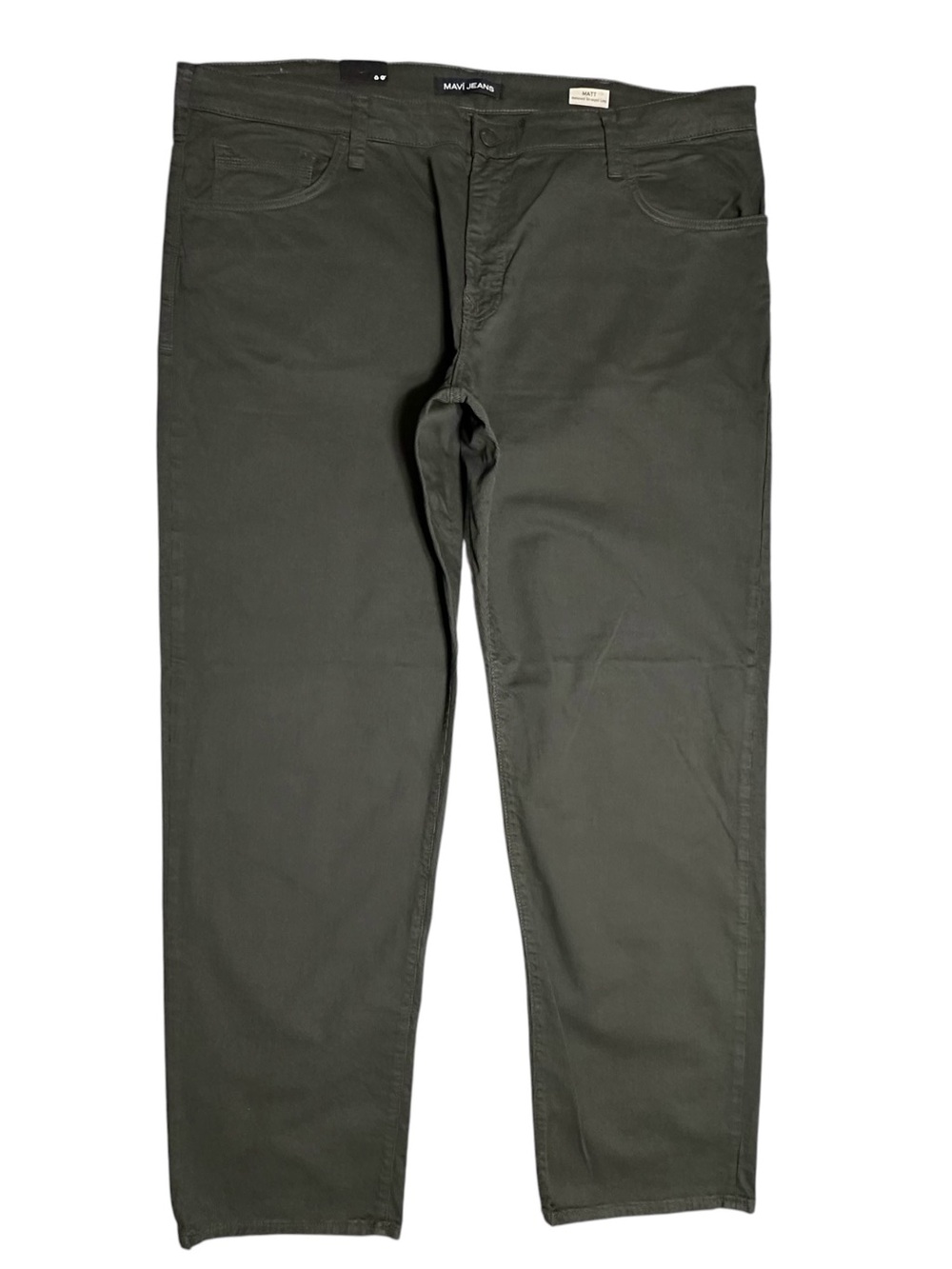 MAVI New Matt Green Chino Pants Relaxed Fit Straight Leg Sz.44x34” Preppy Caual